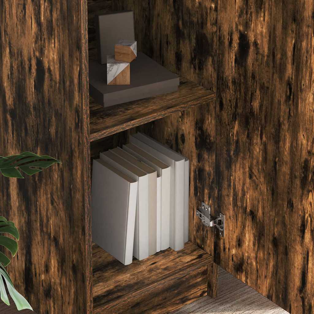 Highboard Smoked Oak 35 x 39 x 168 cm