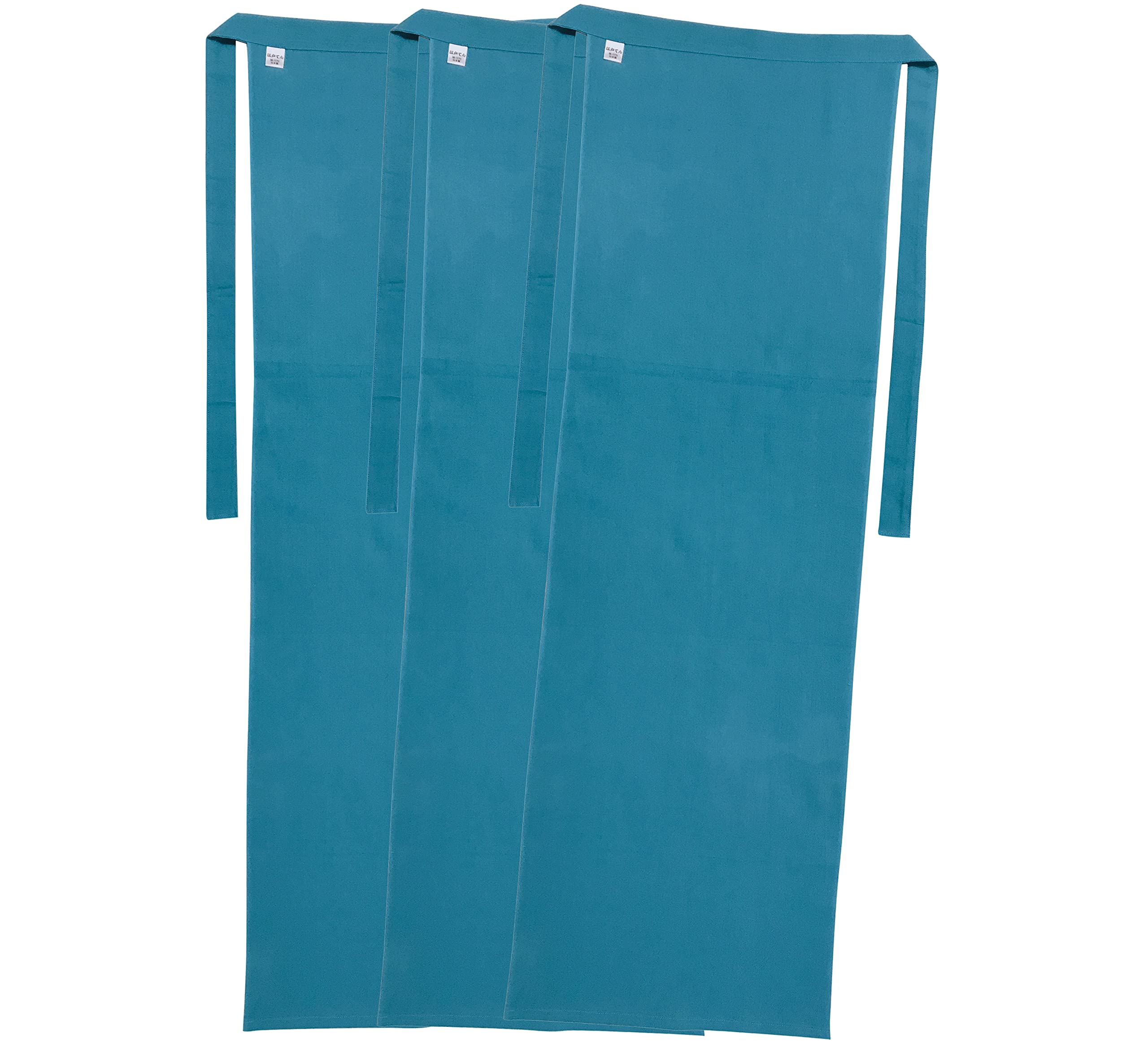 

Edoten Men s Etchu Fundoshi (Loincloths) - Nashien-dyed, 100% Cotton, Made in Japan, One Size Fits All, Set of 3, Asagi-iro Plain (Turquoise)