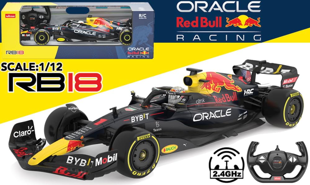 Doyusha Scale Oracle Red Bull Racing RB18 Electric Radio Control Car 14384 2.4GHz 1/12