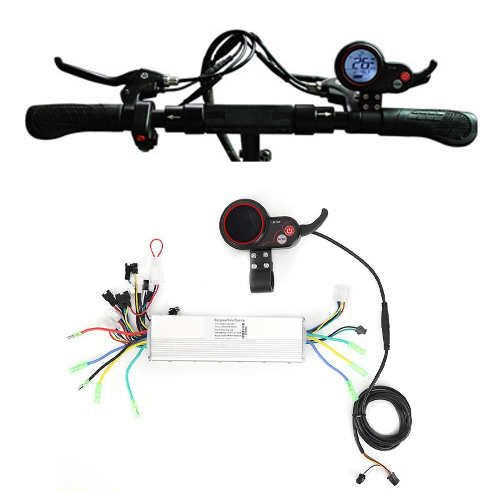 Controler Ecran Color LCD Accelerație de Deget Mare Dublă Acționare pentru Trotinetă Electrică Instrument Bicicletă Electrică de Munte 60V