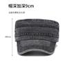 Casual washed old flat top hat men's spring and summer new cap outdoor sun protection visor sports hat