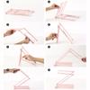 Trendy Foldable Display Racks Multifunctional Hair Hairpins Accessories Water Cup Rack Folding Desktop Storage Rack