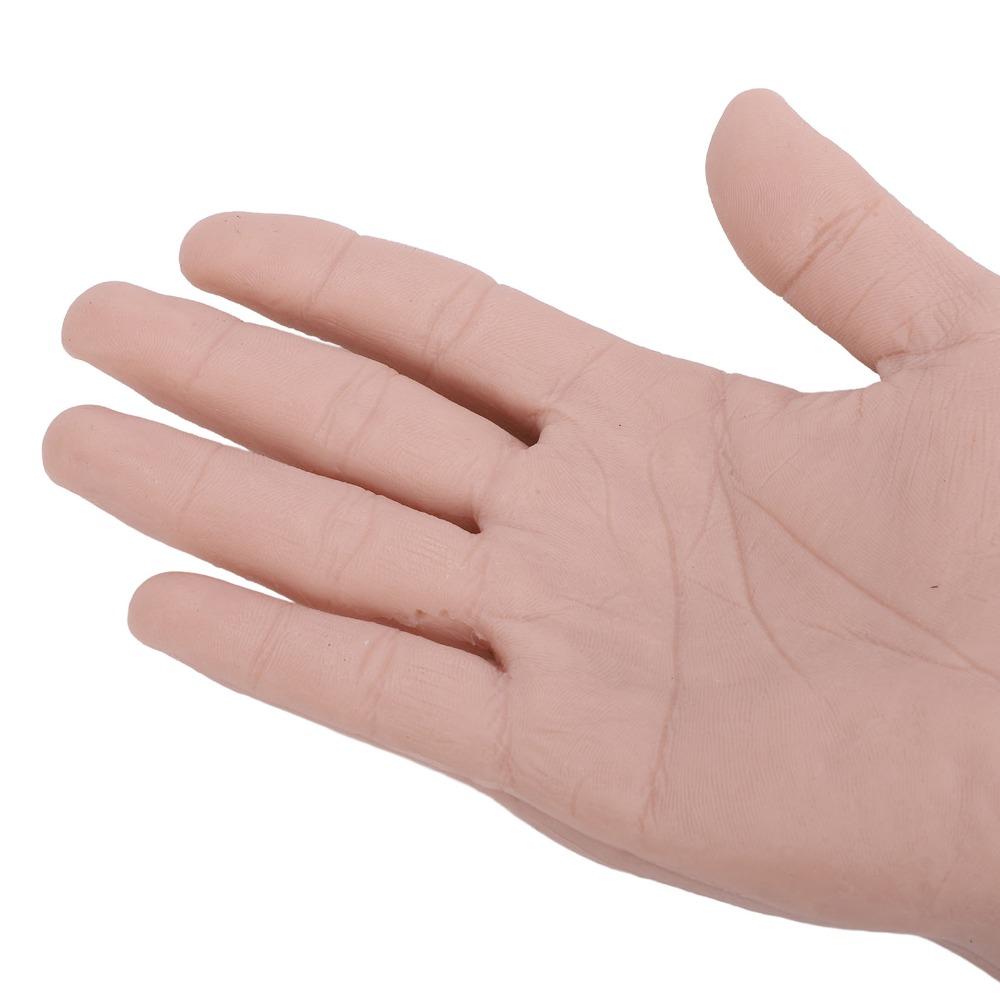 Silicone Tattoo Practice Hand Flexible Reusable Hand Model Bendable Artificial Hand Beginners