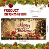 1pc oversized Christmas garage door cover  Christmas background  with Christmas tree  gifts  and lights
