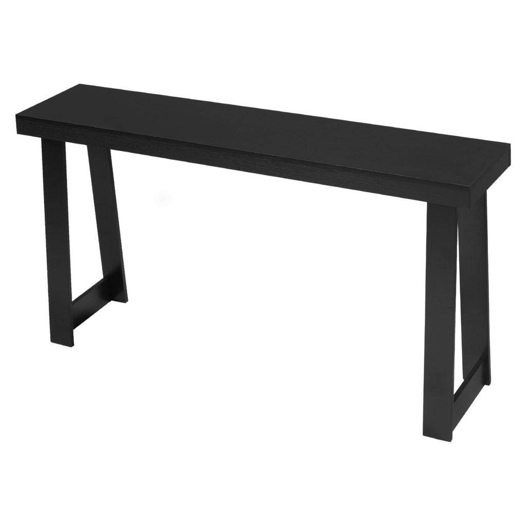 140 Cm Console Table, Modern Desk Behind the Couch, Wooden Rectangle Entrance Desk, Narrow Long Sofa Table Accent Stand, Ideal for Hallway, Bedroom,