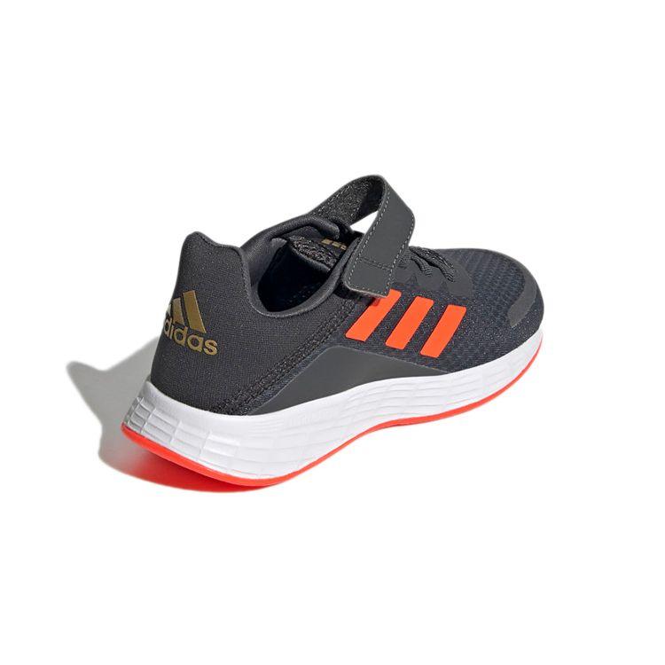 Adidas Duramo Sl Comfortable Daily Wear Durable Low-Top Kids Running Shoes Kids Running Shoes Gray Orange GW2240