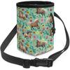 Horse Floral Dog Treat Pouch Versatile Puppy Dog Training Treat Bag Dog Food Dispenser Reward Pouch Perfect for Long Walks Or Training, 3 Ways To