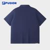FILA FUSION Men's Knit Short Sleeve Polo Shirt