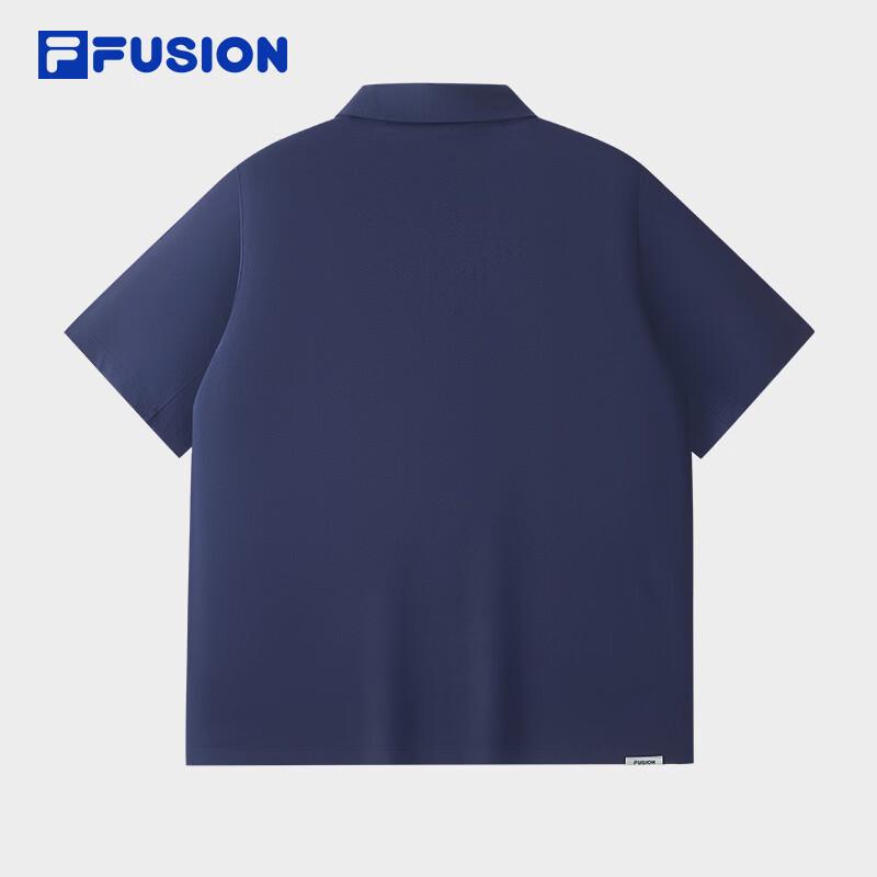 FILA FUSION Men's Knit Short Sleeve Polo Shirt