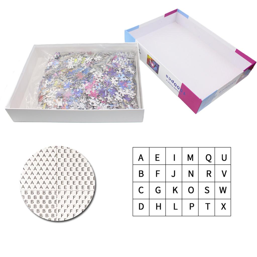 (H0826)1500 sztuk Puzzle dla dorosłych Edukacyjne dla dzieci Puzzle świąteczne dla rodziców i dzieci