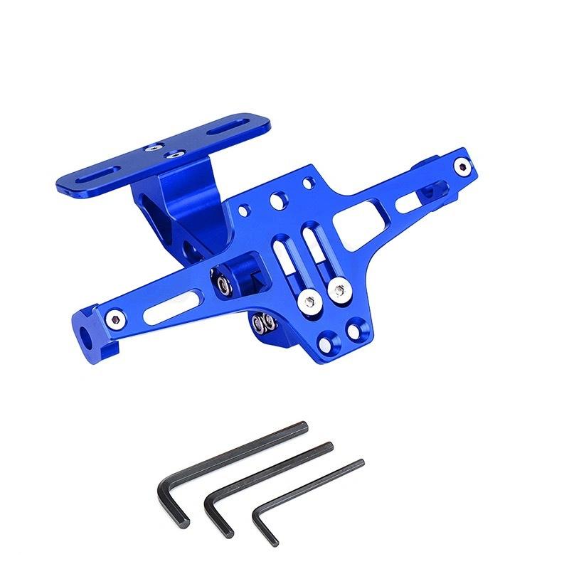 Universal Adjustable Motorcycle License Number Plate Bracket Rear Turn Signal Lamp Holder Cnc Aluminum Fender Eliminator Kits