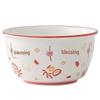 Chinese Ceramic Wedding Bowl & Chopstick Gift Set