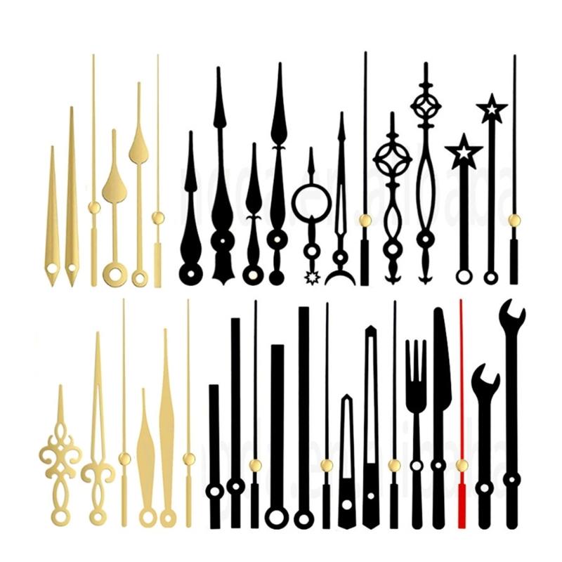 10/12/14/15/18set DIY Clock Hands for DIY Clock Making Multiple Sizes Available Great for Clock Repair DIY Crafts Easy Install