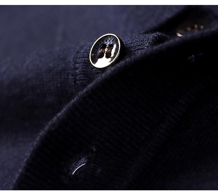 Men's Lapel Pullover Knitwear - Autumn/Winter Polo Sweater