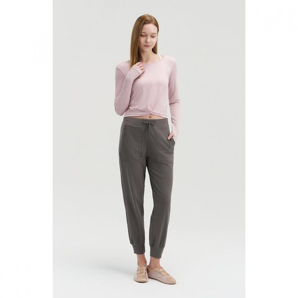 Huit Women S croSS Front twiSt Long Sleeve Tee Htwtl6i06t