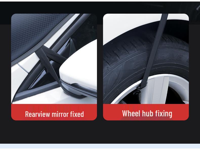 Husă Impermeabilă din Pânză Oxford pentru Parbrizul Mașinii: Protecție pentru tot anul împotriva zăpezii, înghețului și soarelui