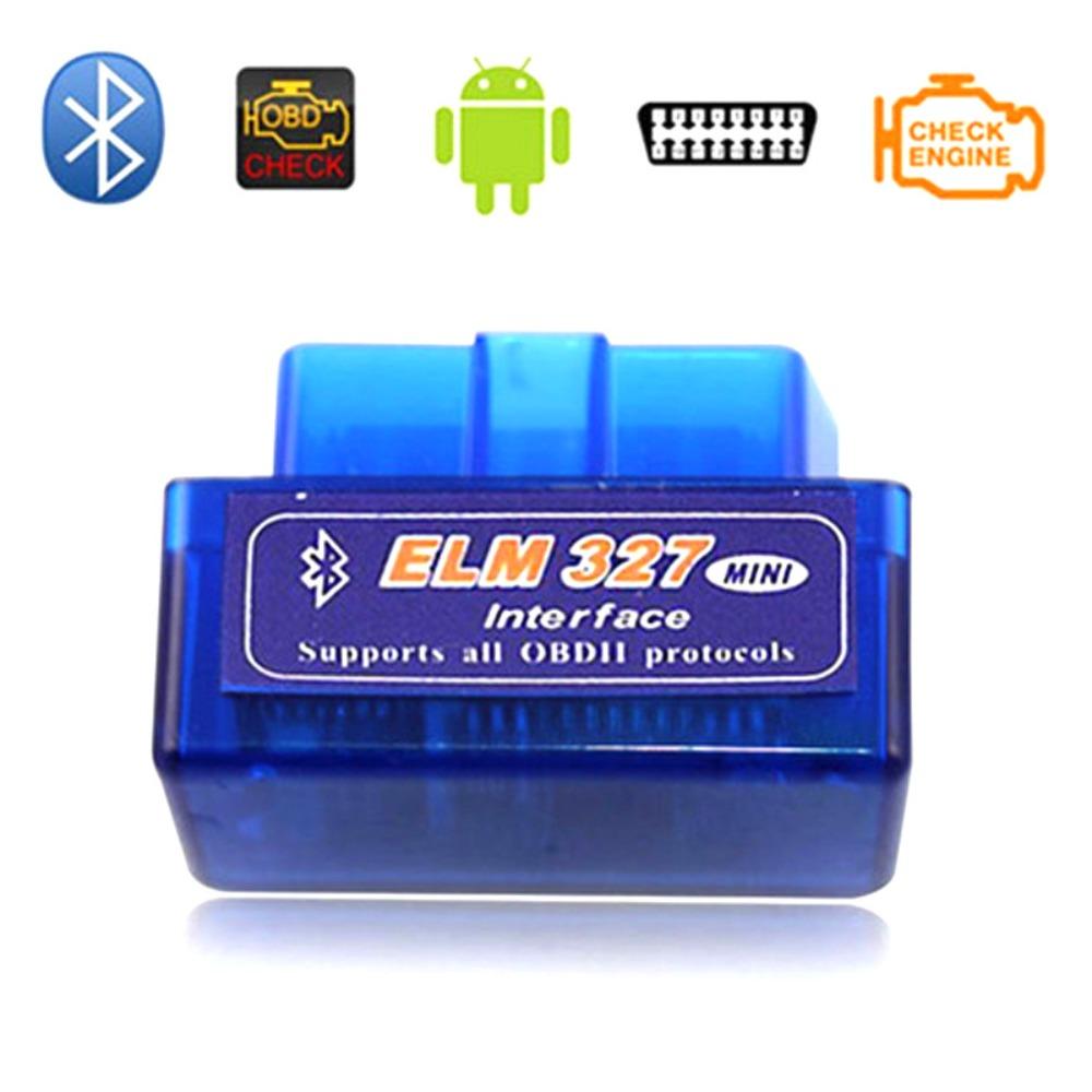 

MINI Mini Switch Bluetooth ELM327 OBD2 Автомобільний детектор V2.1 синій