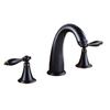 Antique Gold & Black Single-Handle Basin Faucet