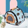 New Small Pet Carry Pouch Breathable Bag Carrier House Cage Hamster Chinchilla Portable Travel Warm Cute Guinea Pig Bed