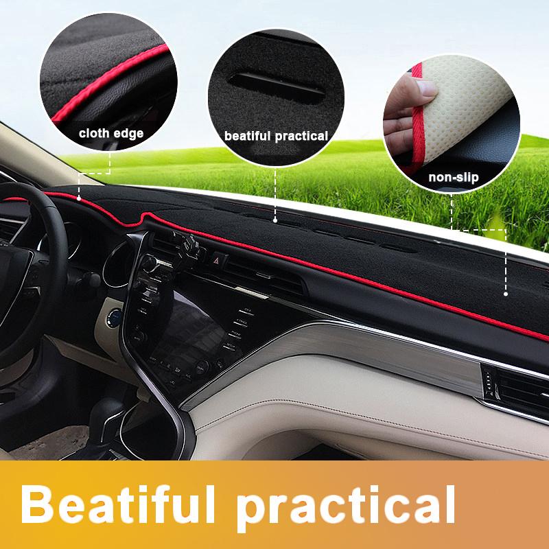 For Toyota Camry XV70 70 2018      Car Dashboard Cover Avoid Light Pads Sun Shade Mats Anti-UV Case Carpets