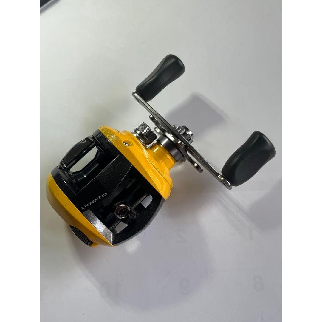 Used Daiwa 04 Liberto Pixie Yellow Pearl Left Handle