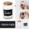 150pcs/Roll Black Board Stickers 5.5cm*3.5cm PVC Waterproof Removable Label Tag for Kitchen Home School Marker
