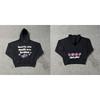 Bluza z kapturem z grafiką Broken Planet Męska Luźny krój Hip Hop Streetwear