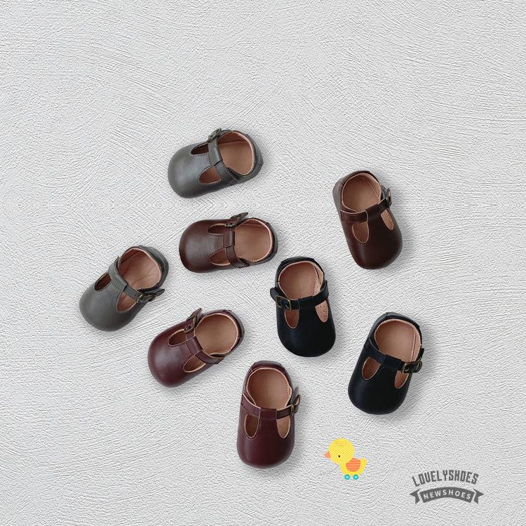 Korean Style Infant Walking Shoes with Soft Sole & Surface, Non-Slip, Solid Color for 0-2 Years