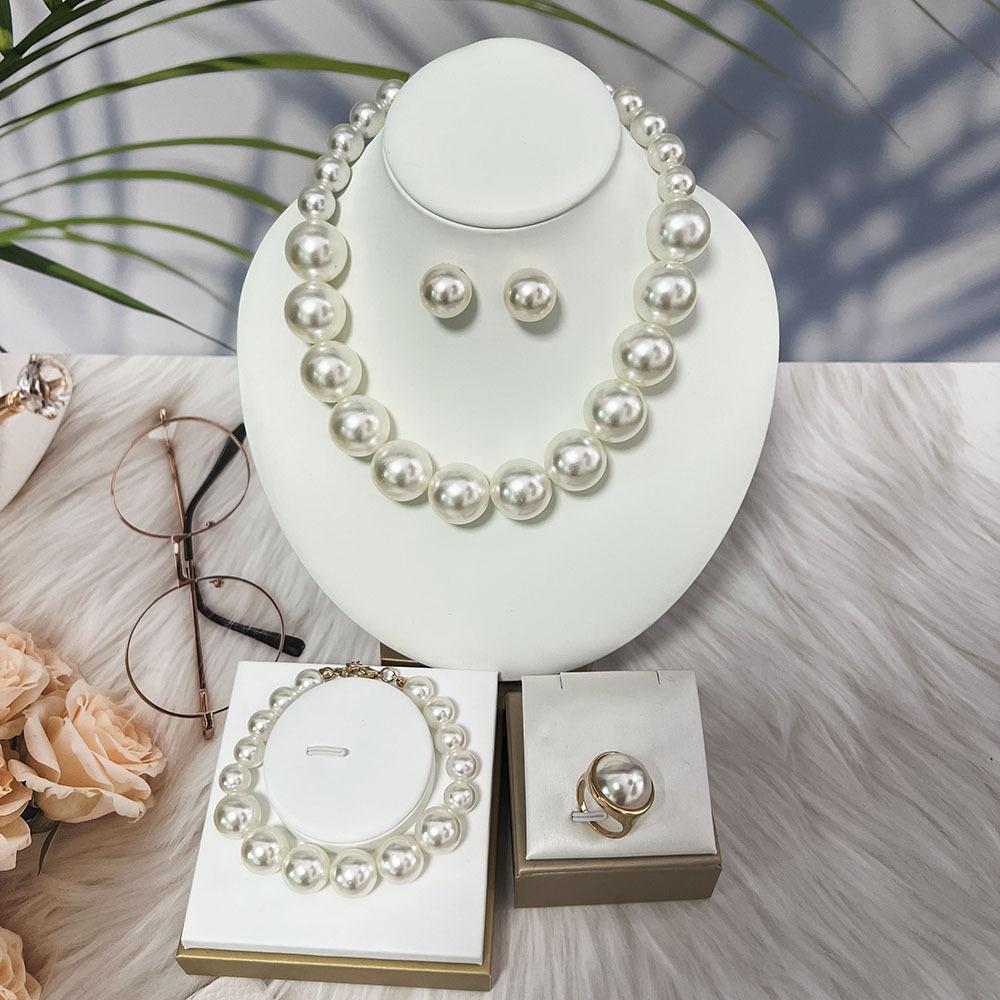 Европейский и американский французский ретро-набор из пяти жемчужных украшений в стиле легкой роскоши