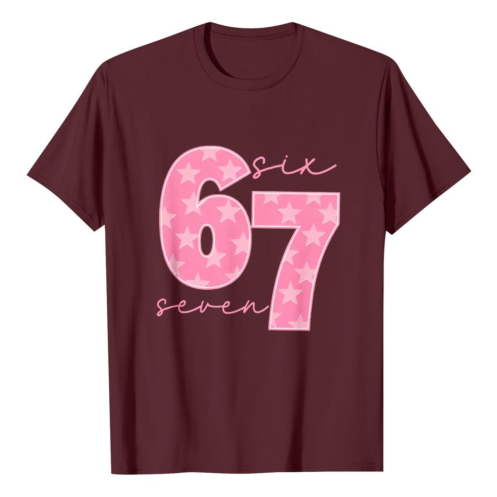 Modne bluzki robocze z krótkim rękawem i okrągłym dekoltem z nadrukiem dla kobiet, letnie topy