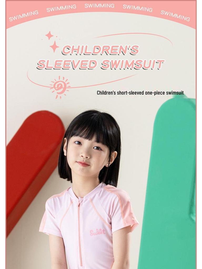 Girls' Professional Swimsuit for Training - 2024 New Autumn/Winter Collection