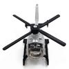 1PCS Children's Helicopter Toy Alloy Police Aircraft Military Model Ornaments Boy Toy Taxi Simulation Helicopter Christmas Gift