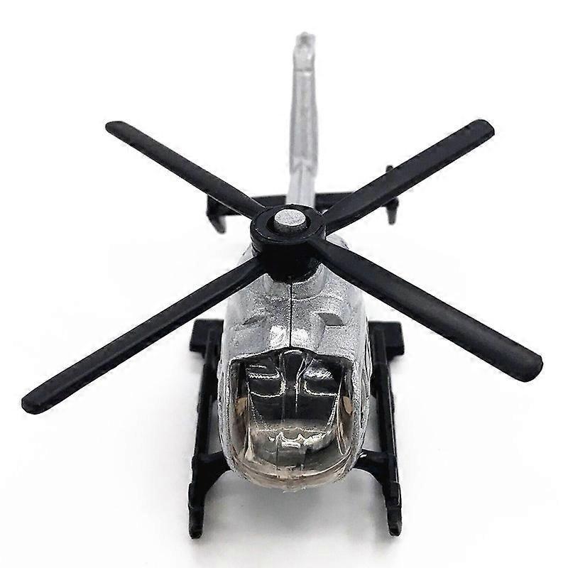 1PCS Children's Helicopter Toy Alloy Police Aircraft Military Model Ornaments Boy Toy Taxi Simulation Helicopter Christmas Gift