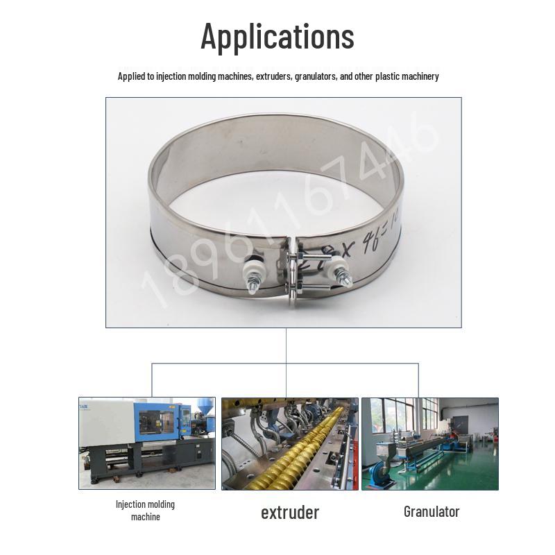 Stainless Steel 300x60 Electric Heating Ring for Injection Molding and Extruder Machines