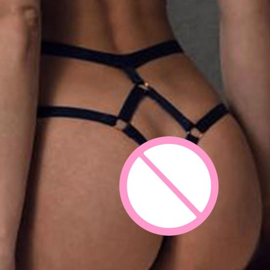 Women Thong Plus Size Color See Through Fashion Adjustable Sexy Pure Openwork T-back Valentine's Day