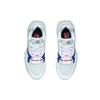 Li Ning 001 Shock Absorption Rebound Low Top Running Shoes Women Sneakers White Gray Blue AGCR184-1