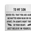 Card for Son From Mom And Dad, Birthday Gifts Cards Our Parents, Same Son,