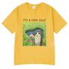 Cat Owl Lollipop Funny Meowl Meme Im A New Soul Tshirts Unisexs Clothing Fashion Tee Tops Harajuku Short Sleeves Cotton T Shirts