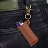 Retro Pu Leather Lighter Case Shell Protection Case Keychain Lighters Sleeve Cover Leather Case