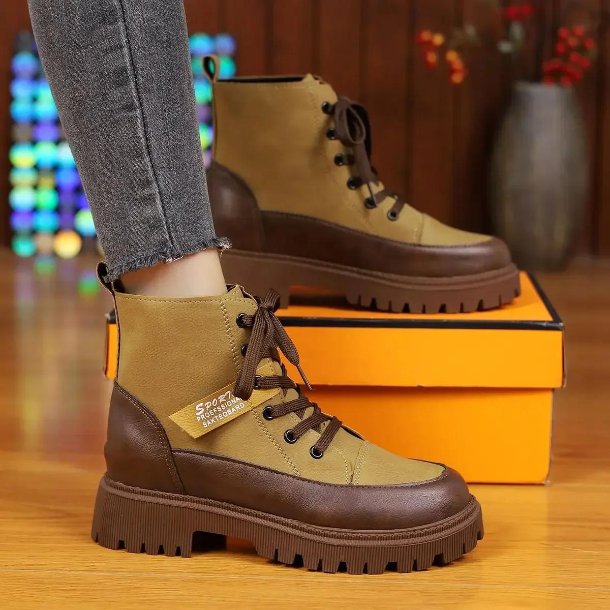 

Новинка осени-зимы 2024 года, женские короткие туфли, дизайнерская обувь, роскошные ботинки, женские ботильоны, шикарные и элегантные трендовые ботинки из искусственной кожи 40