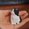 Cute Mini Cat Ornament Sitting Cat Decoration Children Gift Cat Pet Model  Desktop