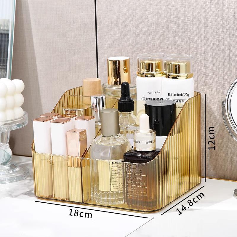 Luxury Transparent Acrylic Makeup Organizer for Dressing Table