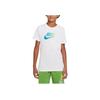 Nike T-Shirt Large Logo Round Neck Short Sleeve Kids tops DQ3866-100