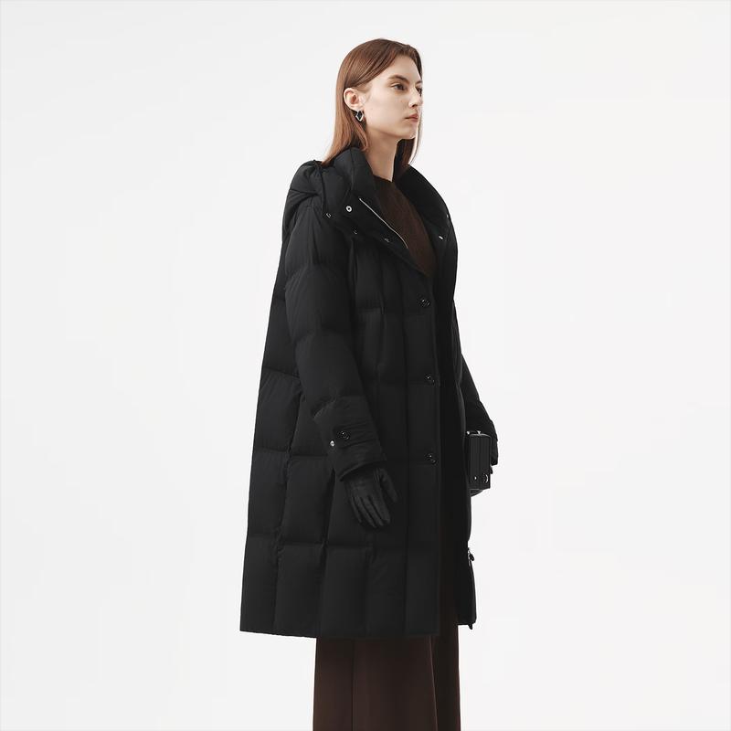 Tanboer Women's Mid-length Goose Down Puffer Coat TB5520818Z