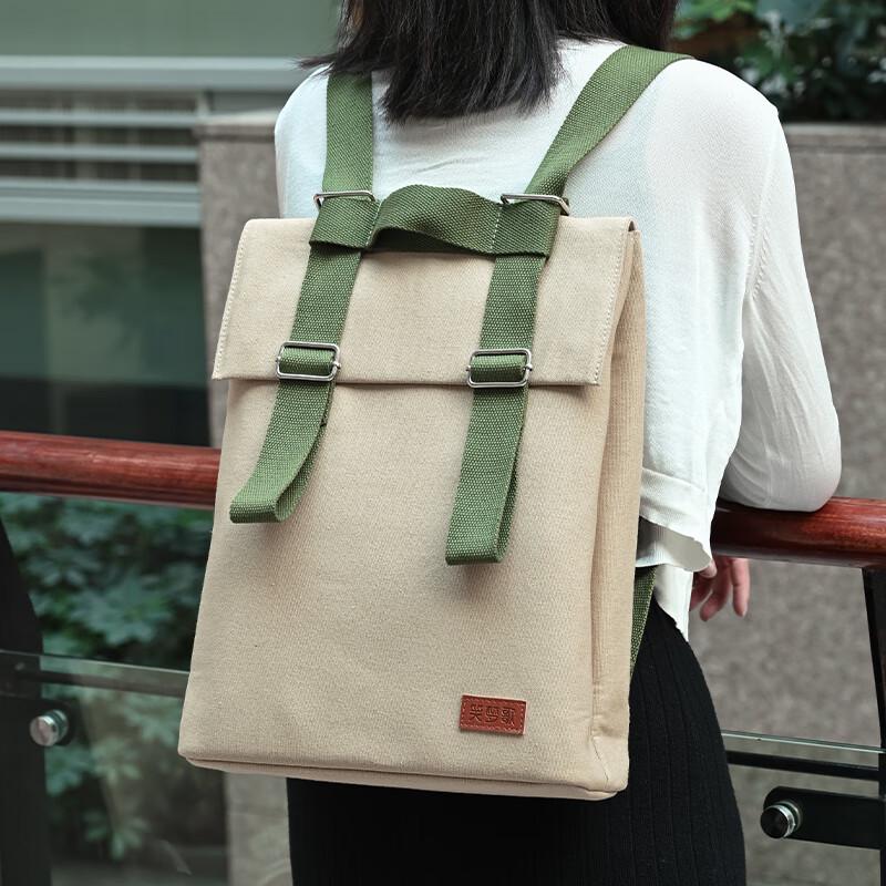 Простой холщовый городской рюкзак Xiaomengge MG8018