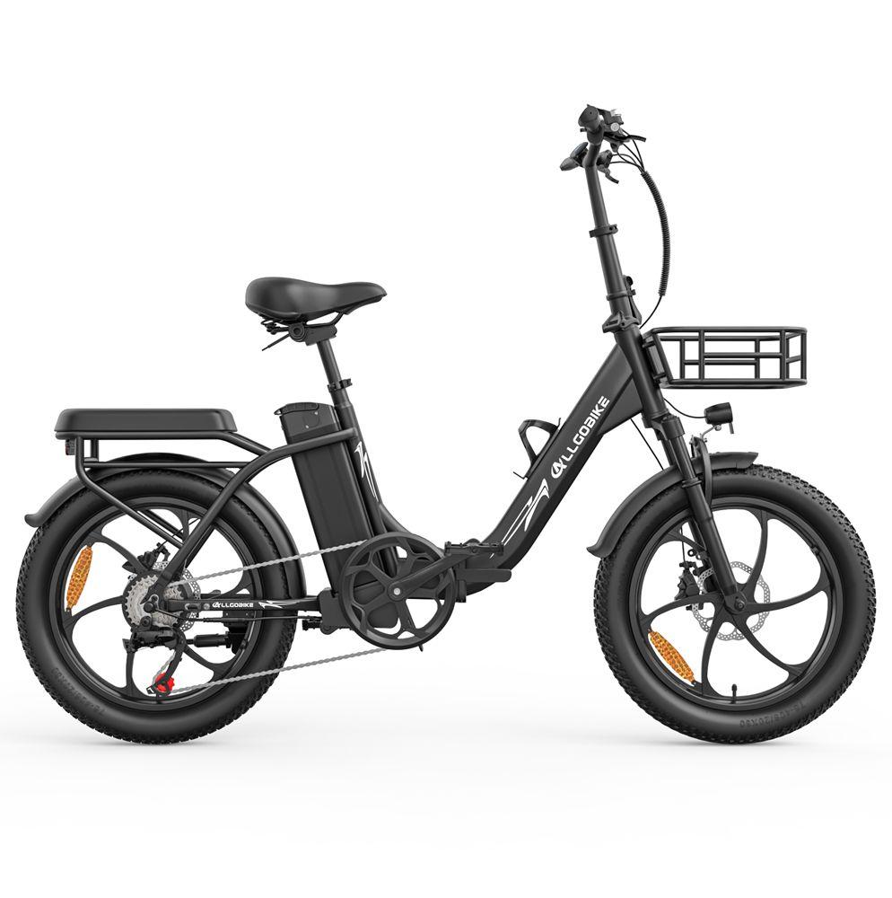 Allgobike AC20 Elektrische Fiets 250W Motor 20" Band Stadsverkeer Elektrische Fiets 48V 20Ah LED Display Maximaal Bereik 60Km 7 Versnellingen Maximaal Laadvermogen 120Kg