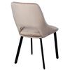 NUVIO upholstered chair, fabric, gray