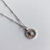 Melliv Silver Sterile Night Star Sealing Necklace_mvn13