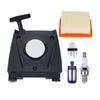 Starter Pull Kit for BR800 BR800X Backpack For Leaf Blower Includes Recoil Pull Starter Air Fuel Filter Spark and Bulb
