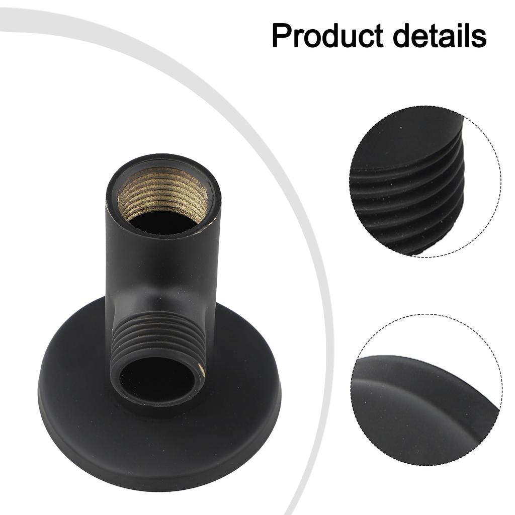 Duschdüsenbasis Wandmontage Armatur Befestigungsbasis Top-Spray Duschkopfadapter für Zuhause Badezimmer Küche Duschzubehör